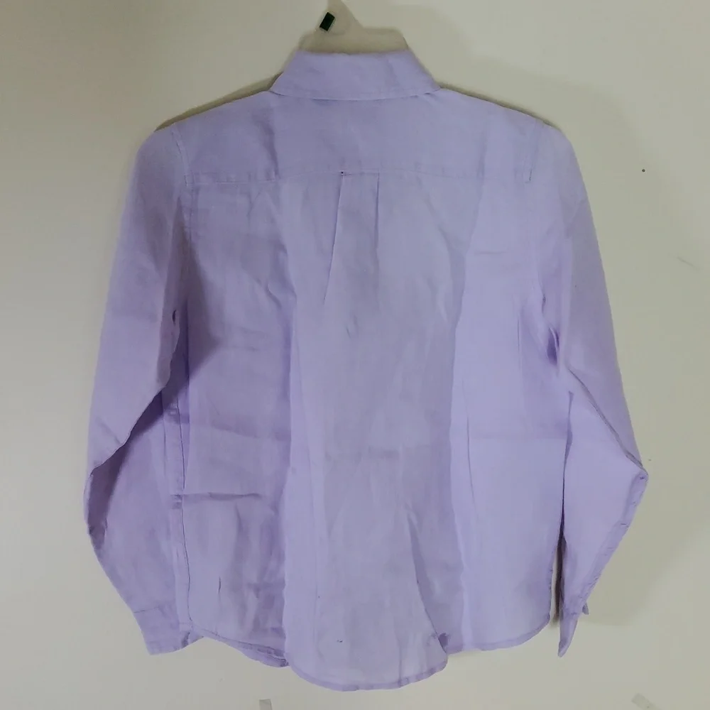 Janie & Jack Boys  Lavender Shirt Size 12